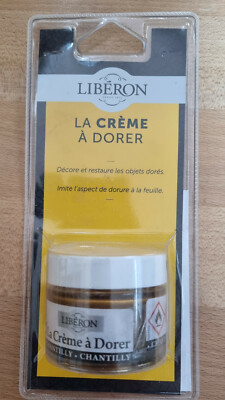 Goldwachs Liberon - 30 ml Chantilly Antikgold unechte Vergoldung Bronze Messing