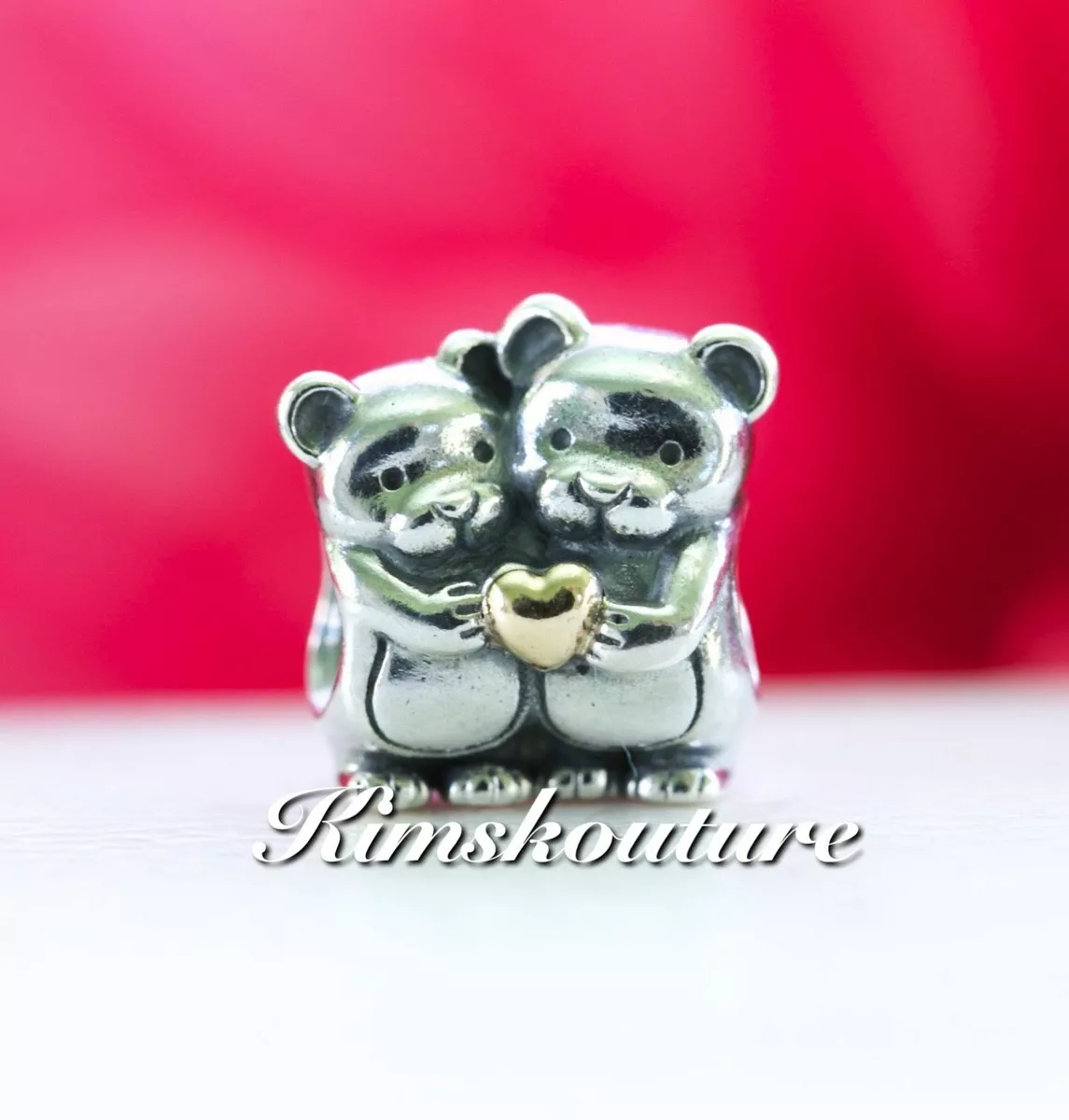 Pandora bear hug charm shop
