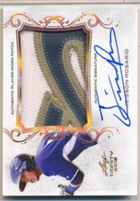 2018 Leaf Trinity #PA-JR1 Jeisson Rosario Patch Autographs