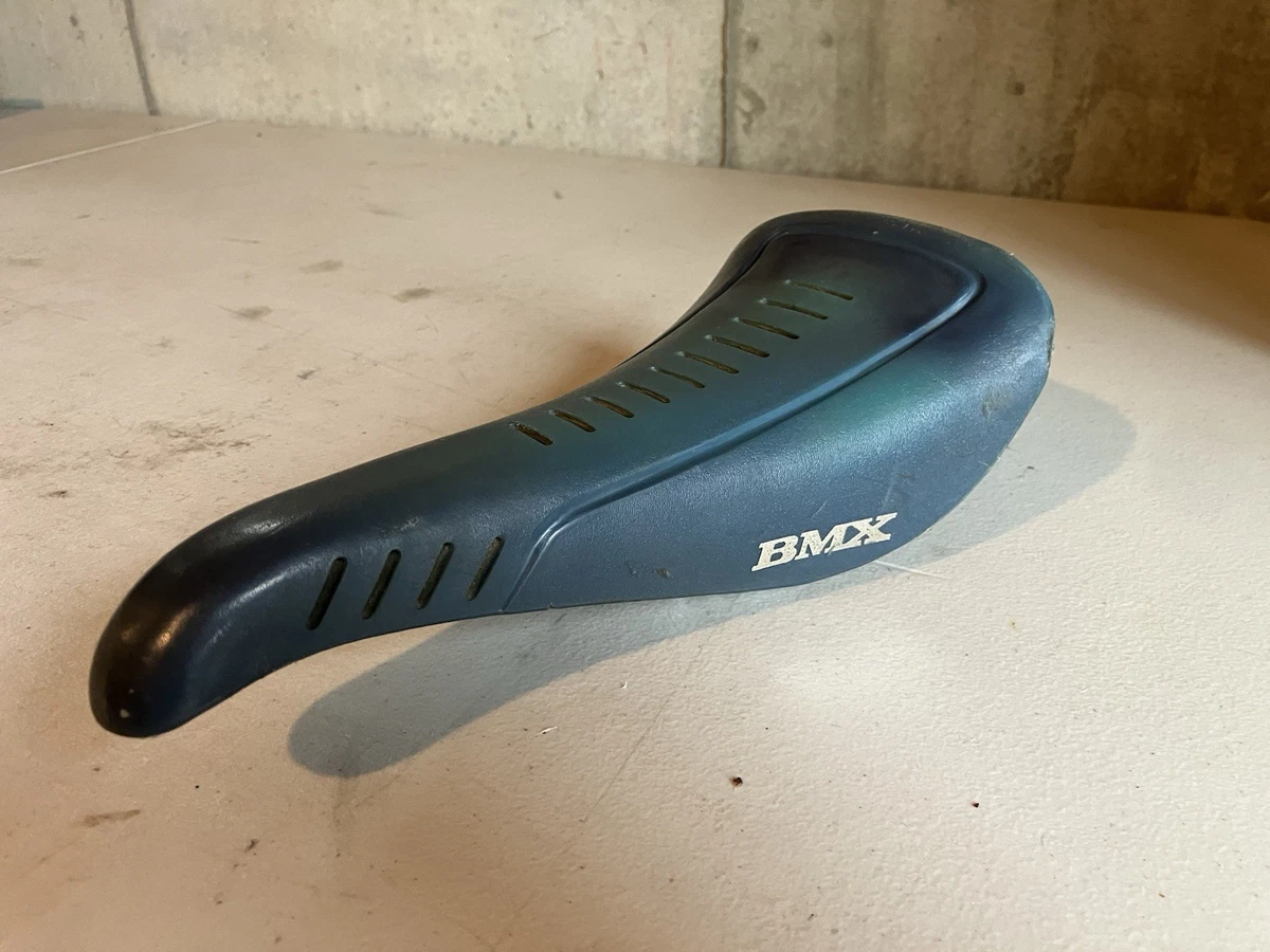BMX Bike-Old School Blue Saddles, Seat Vintage Bike Parts for sale