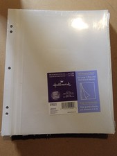 NEW Hallmark AR6555 Scrapbook 8 Page Pack For Large 3 Ring Post Bound Albums
