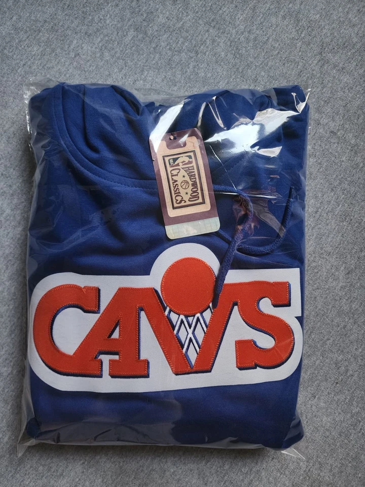 Cleveland Cavaliers Sweatshirt Men's Large BlueHoodie Hardwood Classics NEW 0003 - Image 4 of 4