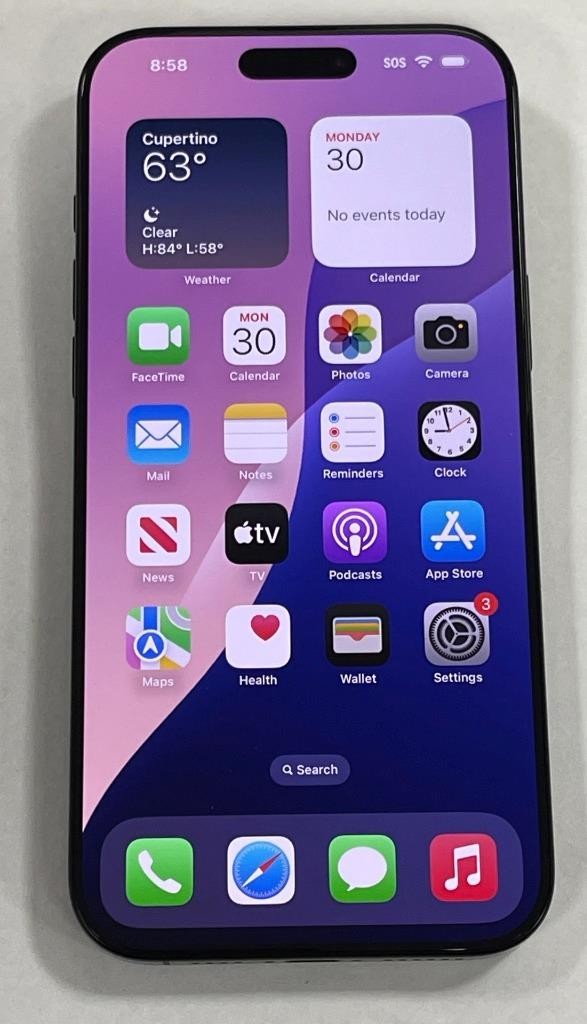 APPLE IPHONE 16 PRO MAX 512GB BLACK (AT&T)