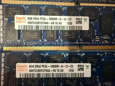 Hynix Hmt31gr7cfr4a-h9 16gb 2x8gb PC3L-10600R DDR3 DIMM RAM