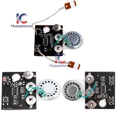 1-100PCS 30S Greeting Card DIY Recordable Voice Chip Music Box Sound Module