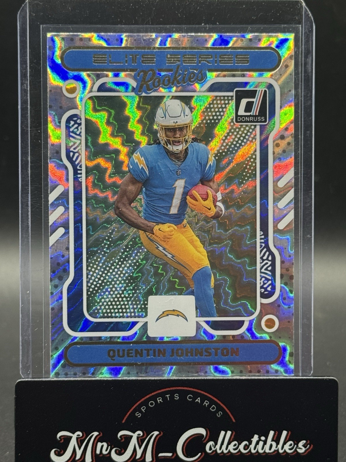 2023 Panini Donruss Elite Series Rookies Quentin Johnston #8 LA Chargers Rookie