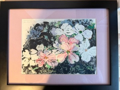 Joan Snyder (b. 1940) Original 2004 Unique Monoprint with Watercolor - Signed
