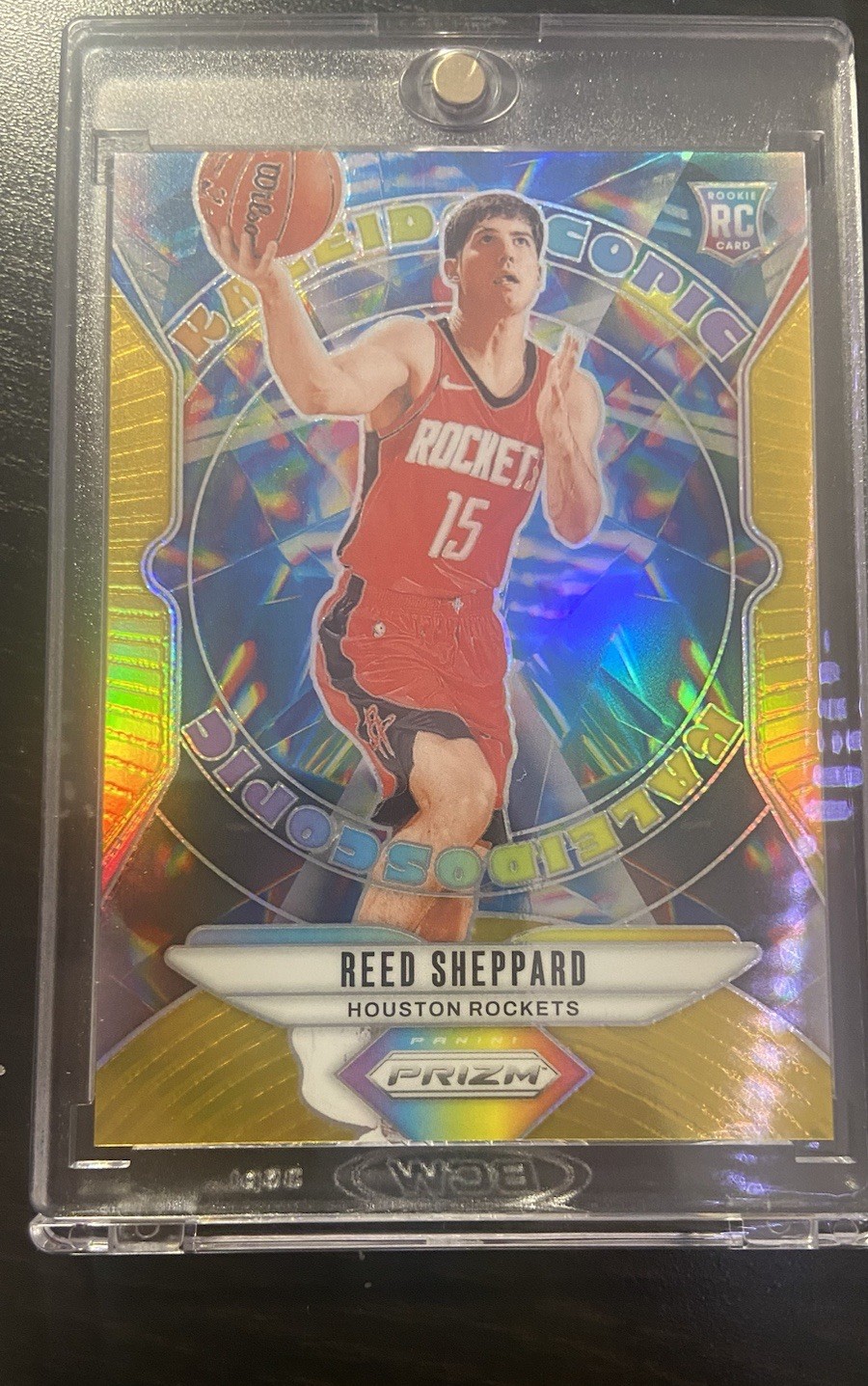 2024-25 Panini Prizm Reed Sheppard #24 Kaleidoscopic GOLD /10 !!!🔥📈