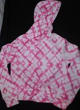REBOXX Girls Pink/White Pullover Hoodie With Long Sleeves Size 7/8