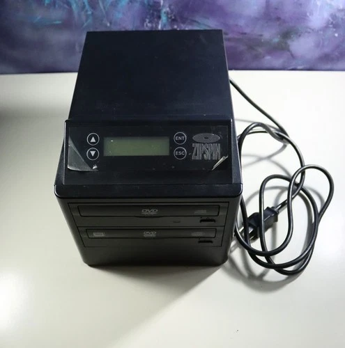 ZIPSPIN DVD-121-PRO-WM-DC Dual LG M-Disc Super Multi DVD CD Duplicator Burner