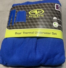 Athletic Works Boys Royal Blue Thermal Underwear Set NEW Size XXL 18 