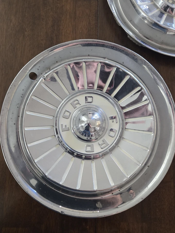 1957 1958 1959 Ford Thunderbird Wheel Covers Hub Caps - Image 2 of 4