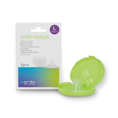 ''Ardo Tulips Contact Nipple Shields for Breastfeeding, Made in Switzerland, 2 ''