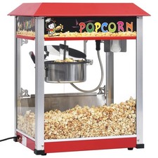 Popcornmaschine mit Teflon-Kochtopf 1400W Popcornmaker Popcornautomat vidaXL