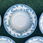 Syracuse China Oakleigh Blue Cereal Bowls Restaurant Ware Oak Leaf (Set Of 5) — photo 3