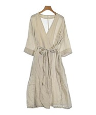Artwork Blue Shirt Dresses Beige F 2200632604074