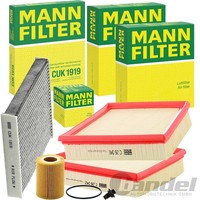 Mann Filter Inspektionspaket Passend FüR Jaguar F-PACE XF Range Rover Velar L560