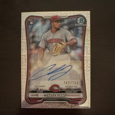 2026 Topps Bowman Chrome Chase Burns Mega Box RC Auto Mojo /150 BMA-CB