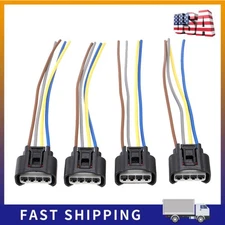4PCS For 2002-2010 Toyota Camry 2.4L Ignition Coil Female Connector Plug Harness