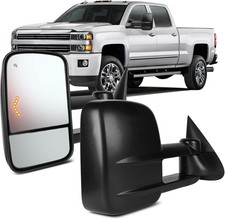 OCPTY Pickup Towing Mirrors Pair Replacement For Chevy For GMC 2003-2006 050464