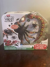 Robo Alive Giant Tarantula, Black Widow Spider & Snake 3 Robot Set  By Zuru NEW