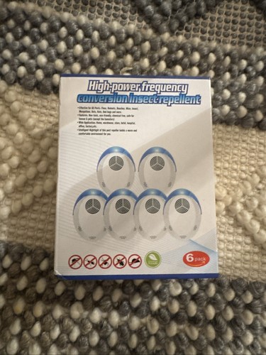 Ultrasonic Pest Repeller, 6 Packs Pest Repellent Plug in for Insects, Bugs.