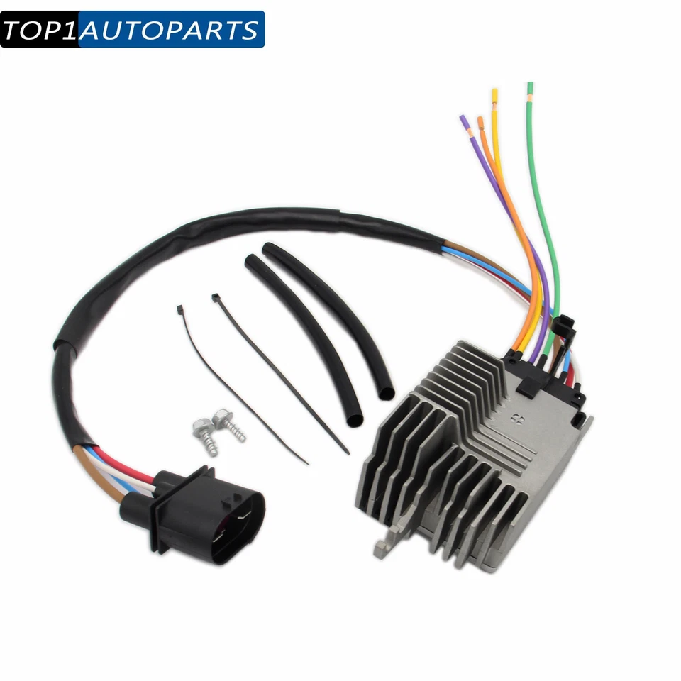 Módulo de control del ventilador del radiador 8E0959501AG compatible con Audi A4 A6 Quattro 2002-2009 Foto 4 de 4