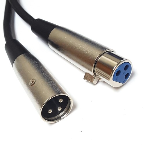 10 Pack Lot XLR Shielded Balanced Microphone Mic Audio Cable Male to Female 25ft - Picture 3 of 8
