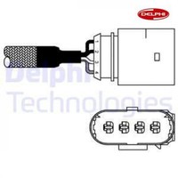 Lambdasonde Delphi ES10981-12B1 FüR Vw Polo Passat Golf Iv