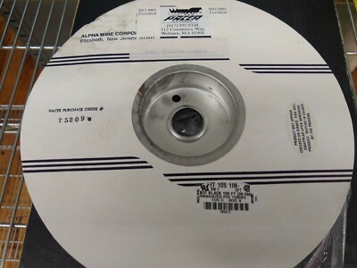 New, Alpha Industries, FIT-105-1IN BK005, Heatshrink 1'' X 100' Reel Black