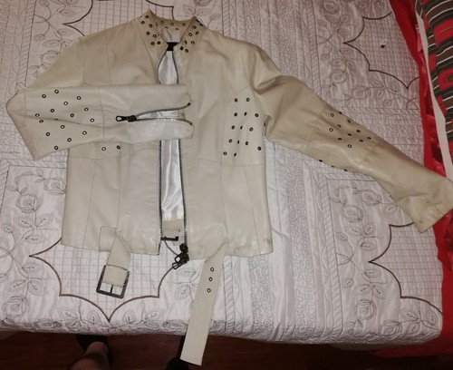 GIACCA DONNA PELLE LEATHER TG. S made in Italy vitulli LEGGERE BENE | eBay
