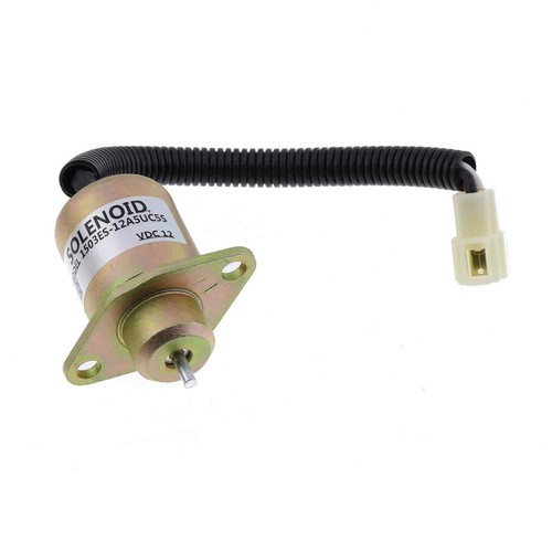 12V Fuel Shutoff Solenoid 17454-60010 17594-60014 for Kubota 05 Series BX2200 - Picture 4 of 6