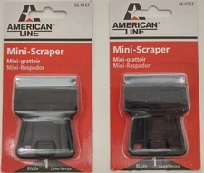 Lot of 2 Blade Aide / Single Blade Auto Glass Window Film Tint Installation Tool