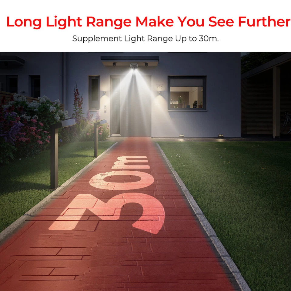 8MP 4K 180° Panoramic Dual Lens Full Color IR IP Camera POE Motion Detection MIC - Image 4 of 4