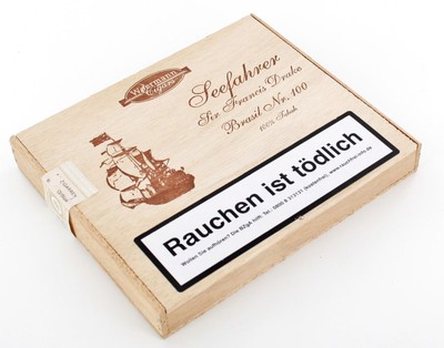 2 x Seefahrer Sir Francis Drake Brasil No.100 Zigarren Packung á 10 Stück zu 9,