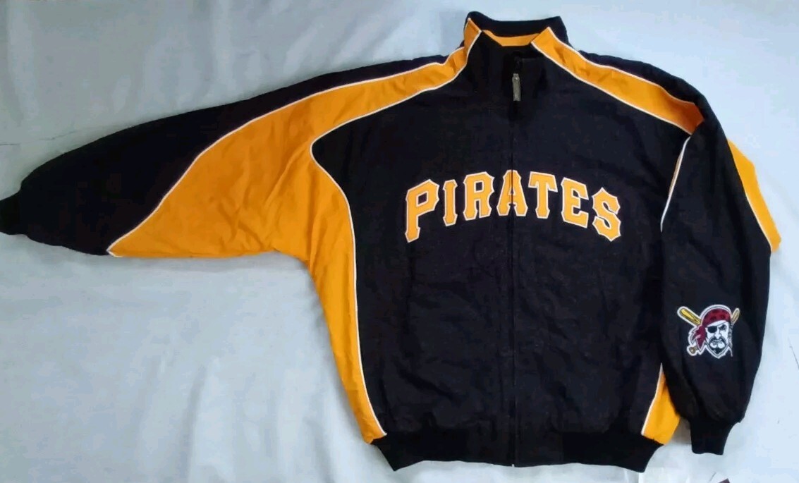 VINTAGE MAJESTIC AUTHENTIC COLLECTION PITTSBURGH PIRATES FULL ZIP