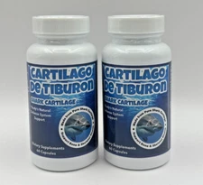 2 Cartilago De Tiburon Shark Cartilage Joint Relief Arthritis Body Defense Pills