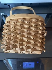 Vintage Wicker Penobscott Basket 7"x3"x4" Very Beautiful