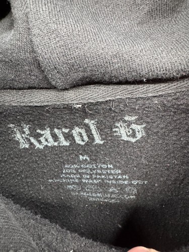 Karol G Sweatshirt Mens Medium Hoodie Strip Love Tour 2022 - Picture 3 of 7
