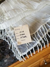 Table Topper Sheer 36 Inch Square Overlay NIP