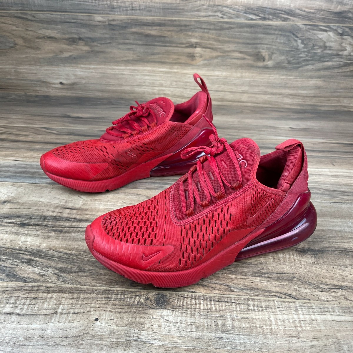 Nike Air Max 270 CV7544-600 University Red Men's Lace Up Sneaker