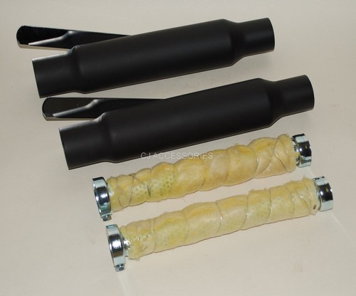 stubby motorcycle exhaust