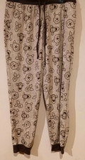 Disney Winnie The Pooh Women's Pajama Pants/Bottoms Brown - Large Piglet Tigger