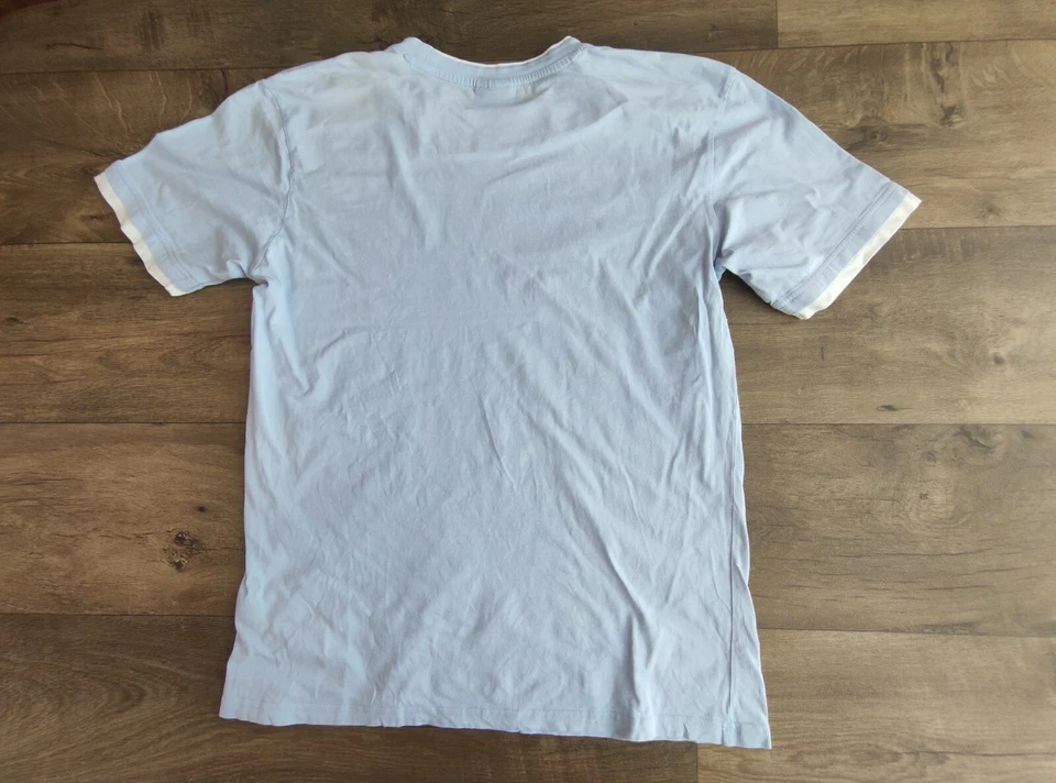 Donnay Athletic vintage tshirt celeste scritta in rilievo taglia L - Imagen 3 de 4