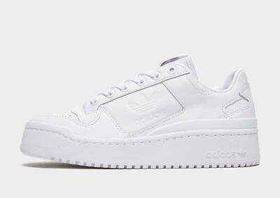 Authentische Adidas Originals Forum Bold  (Damengrößen UK: 3,5 & 4) ganz weiß