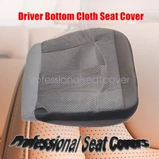 Driver Side Bottom Replacement Cloth Seat Cover Gray For 1999-03 Ford F150 XLT