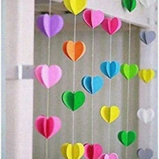 Colorful Lovefest Paper Garland Party Decor