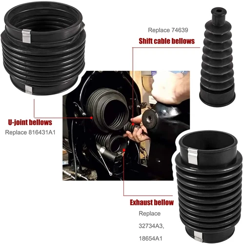 for MerCruiser Alpha One, Gen II Stern 30-803099T1 Transom Bellows Repair Kit - Bild 14 von 17