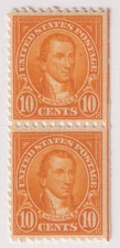 US Scott #562 President James Monroe Flat Plate Print Stamp Pair MOGNHXF CV $60+