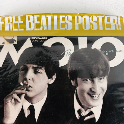 NOS Mojo Magazine November 2002 The Beatles POSTER Issue NEW